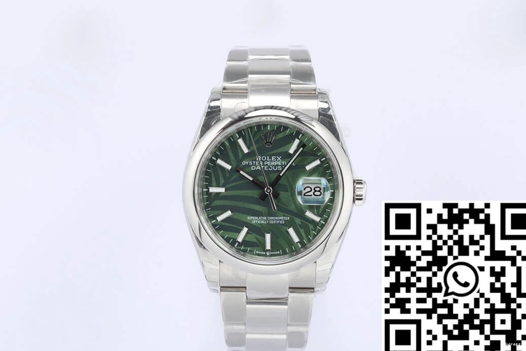FlexibleFit Dial EW Rolex Palm M126200-0020 Pattern Green Leaf Factory 685 Olive Datejust 0708